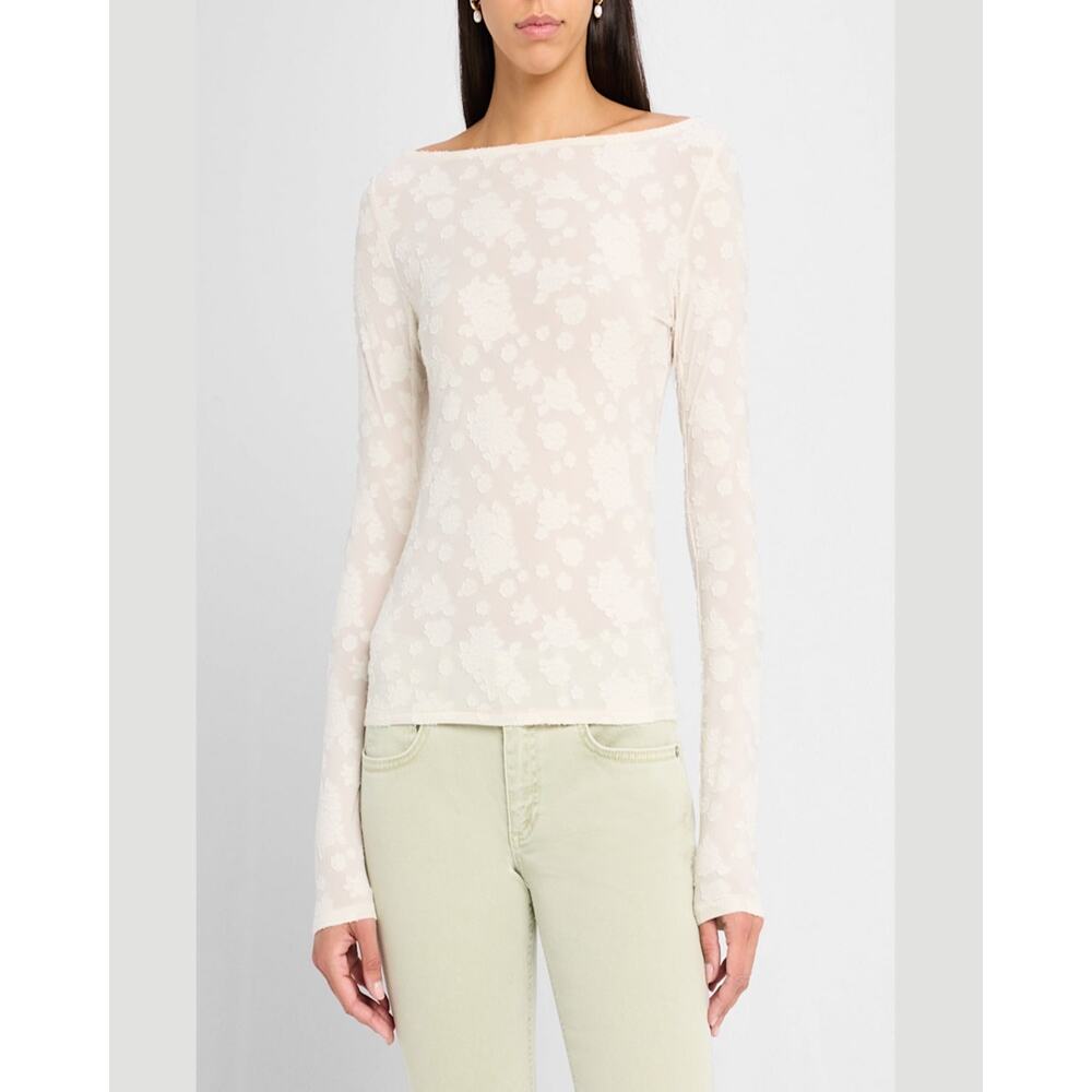 Rag & Bone Women's Lace Long Sleeve Top - Size L